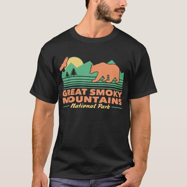 T-shirt Great Smoky Mountains (Devant)