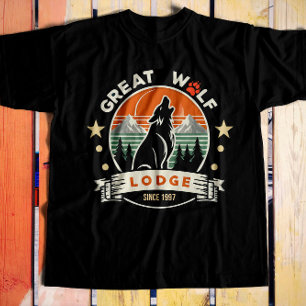 T-shirt Great Wolf Spirit - Gras Wilderness Design