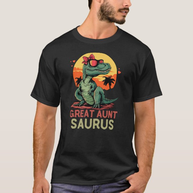 T-shirt GreatAuntSaurus Dino Dinosaur Great-Aunt-Saurus T- (Devant)