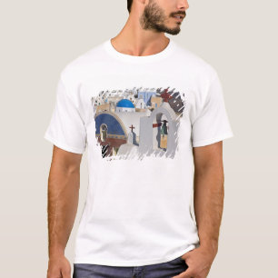 T-shirt Grèce et île grecque de Santorin ville d'Oia 5