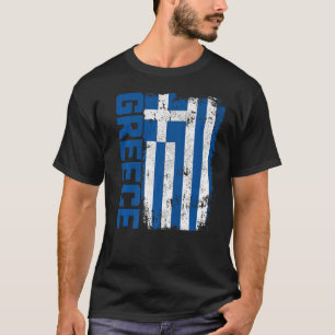 T-shirt Grèce Grec Pavillon Pride 1