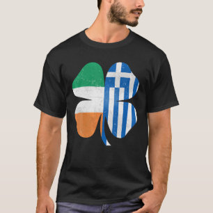 T-shirt Grèce Irlande Shamrock grec Irlande St. Patrick's