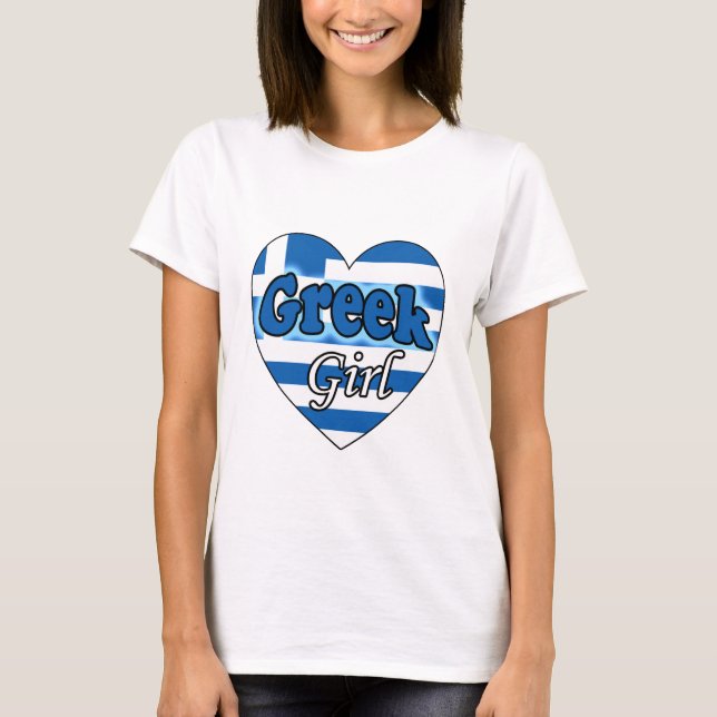 T-shirt Greek Girl (Devant)