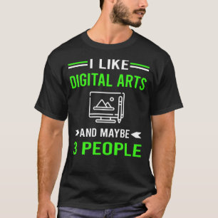 T-shirt Green 3 Arts numériques Arts