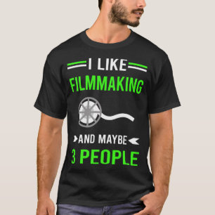 T-shirt Green 3 Personnes Réalisateur De Films Fabrication