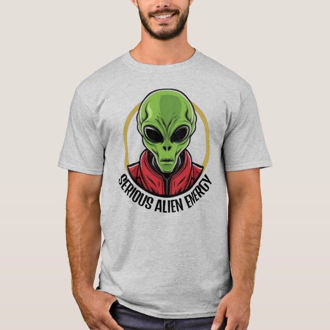 T-shirt Green Alien (Devant)