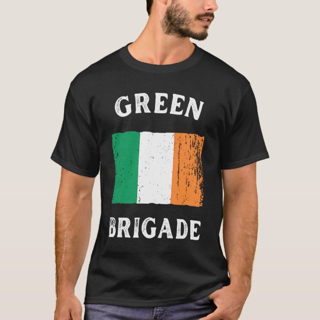 T-shirt GREEN BRIGADE Glasgow Irish (Devant)