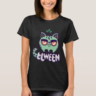 T-shirt Green Cat Sprout