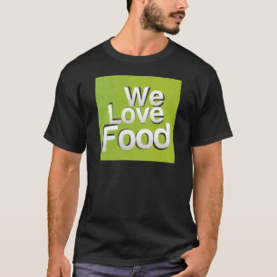 T-shirt Green Grub Club : We Heart Food Design