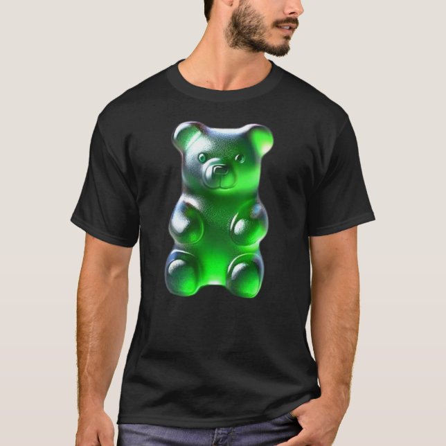 T-shirt Green Gummy Bear (Devant)