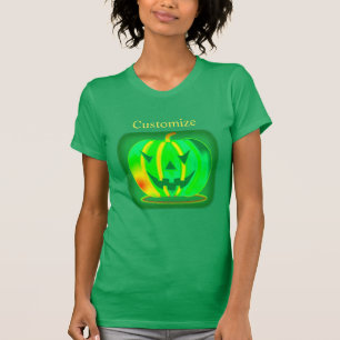 T-shirt Green Jack olantern Halloween Thunder_Cove