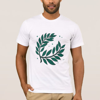 T-shirt Green Laurel Wreath Victoire Et Réussite