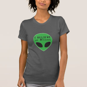 T-shirt Green Man je crois aux extraterrestres