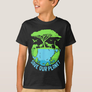 T-shirt Green Save Our Planet De l'environnement Jour des
