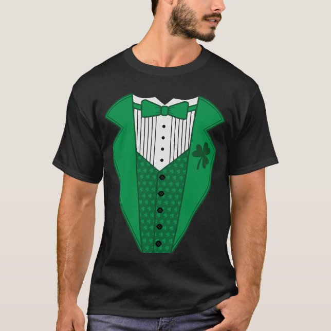 T-shirt Green Tuxedo (Devant)