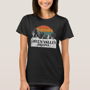 T-shirt Green Valley AZ Arizona coucher de soleil Vintage