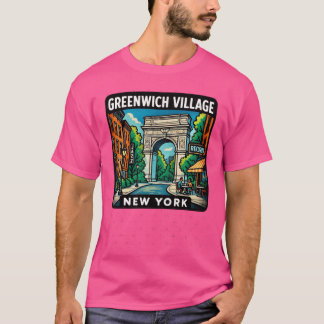 T-shirt Greenwich Village friends