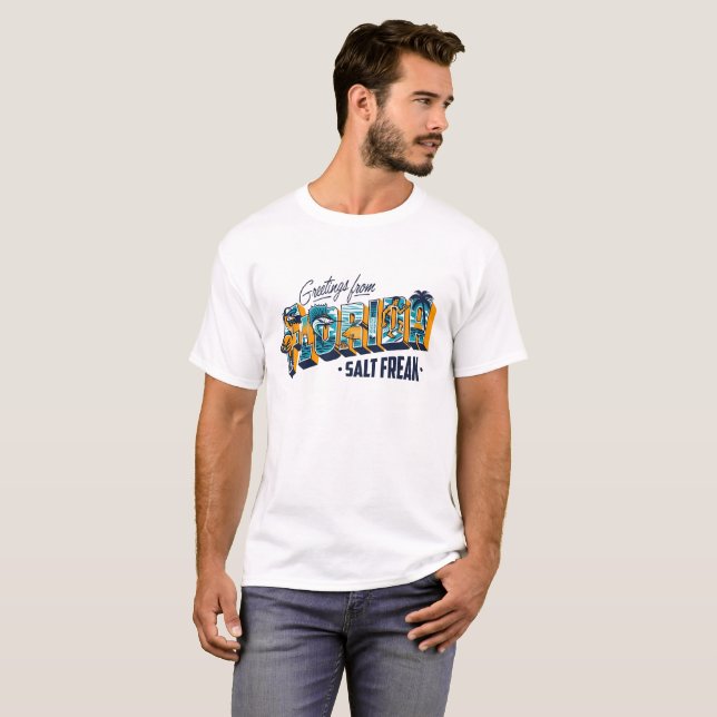 T-shirt Greetings from Florida (Devant entier)