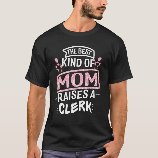 T-shirt Greffier Caissier Fête des Mères Employés de burea (Devant)