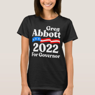 T-shirt Greg Abbott pour le Texas Républicain Greg Abbott 