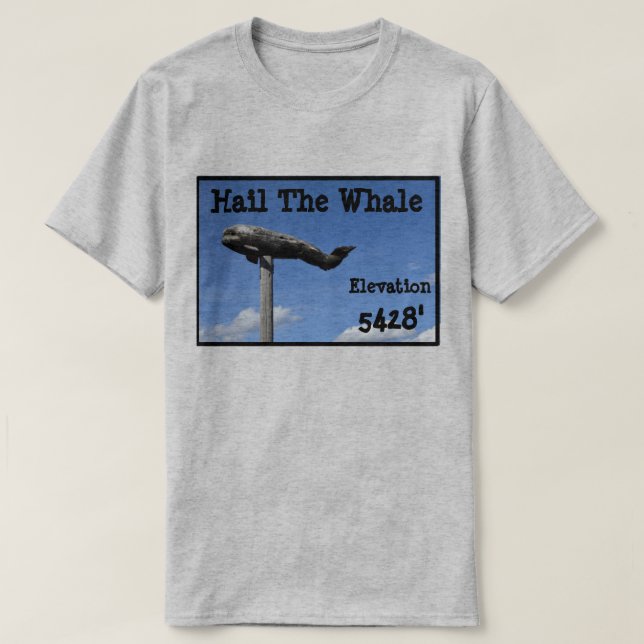T-shirt Grêlez la baleine (Design devant)