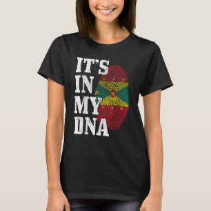 T-shirt Grenade C'est Dans Mon Adn Fierté Du Drapeau Grena