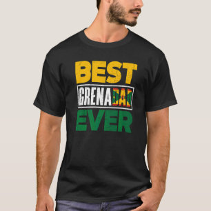 T-shirt Grenade Drapeau grenadien Père grenadien Meilleur