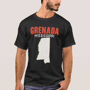 T-shirt Grenade Mississippi USA State America Travel Missi