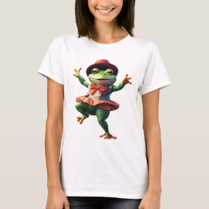 T-shirt Grenouille 11 professeur, danse, grenouille, crapa