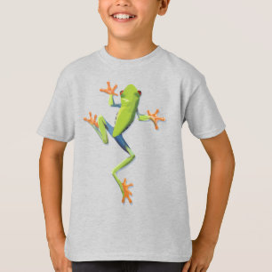T-shirt grenouille à arbre Amphibien vert