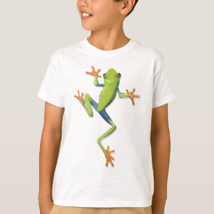 T-shirt grenouille à arbre Amphibien vert
