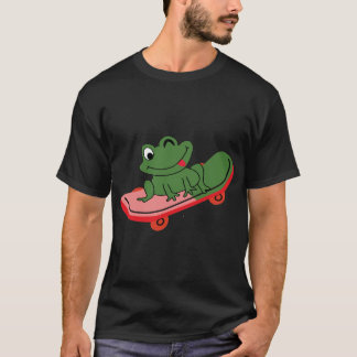 T-shirt Grenouille à skateboard (5)