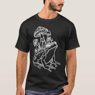 T-shirt Grenouille Aesthétique Mouche Agaric Toadstool Rec