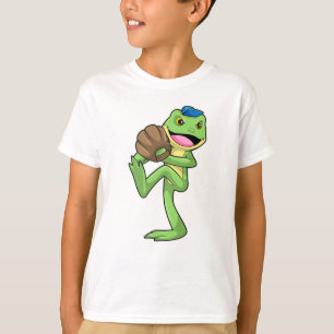 T-shirt Grenouille au baseball avec gants