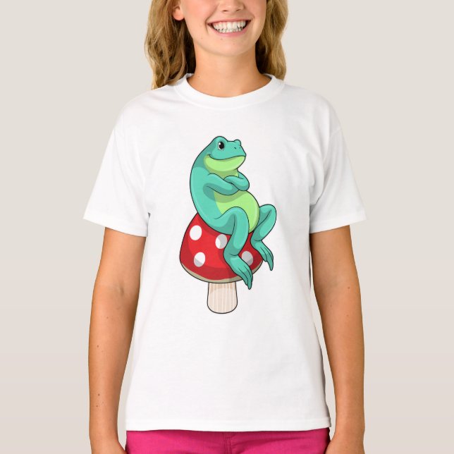 T-shirt Grenouille au champignon (Devant)