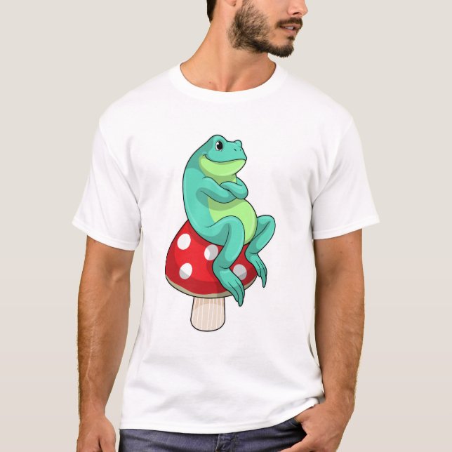 T-shirt Grenouille au champignon (Devant)