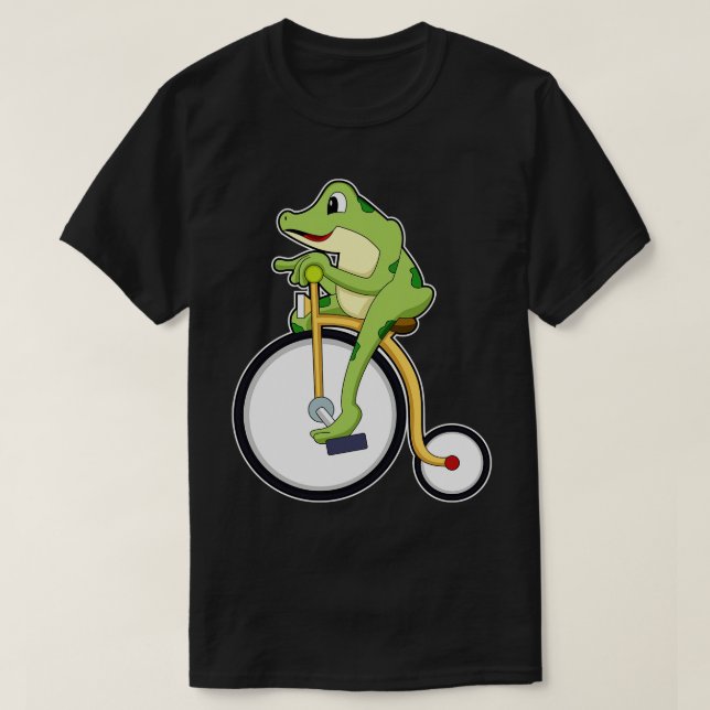 T-shirt Grenouille au cirque à vélo (Design devant)