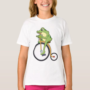 T-shirt Grenouille au cirque avec vélo.PNG