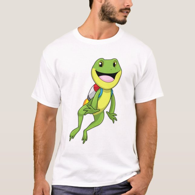 T-shirt Grenouille avec Jetpack (Devant)
