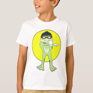 T-shirt Grenouille avec lunettes de natation