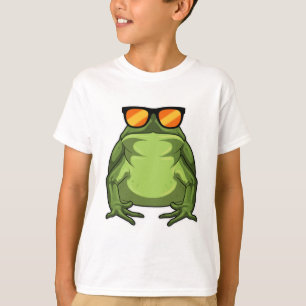 T-shirt Grenouille avec lunettes de soleil