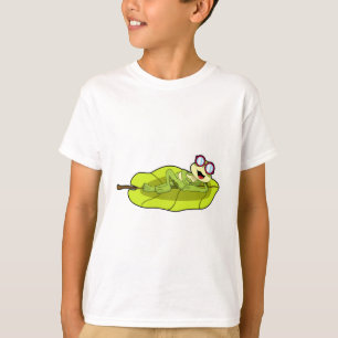 T-shirt Grenouille avec lunettes de soleil