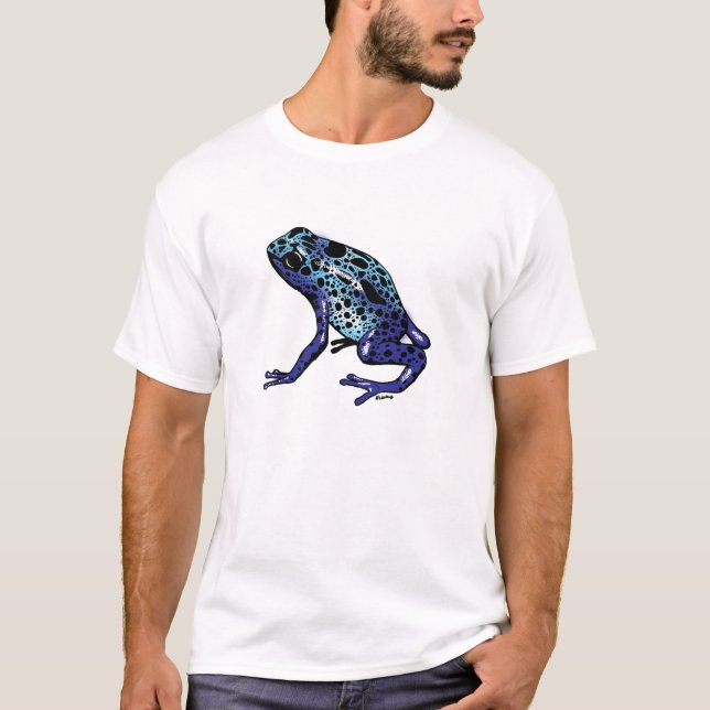 T-shirt Grenouille bleue (Devant)