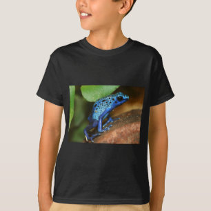 T-shirt grenouille bleue de flèche de poison