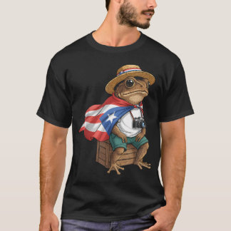 T-shirt Grenouille Coqui Drapeau de Porto Rico Taino Porto