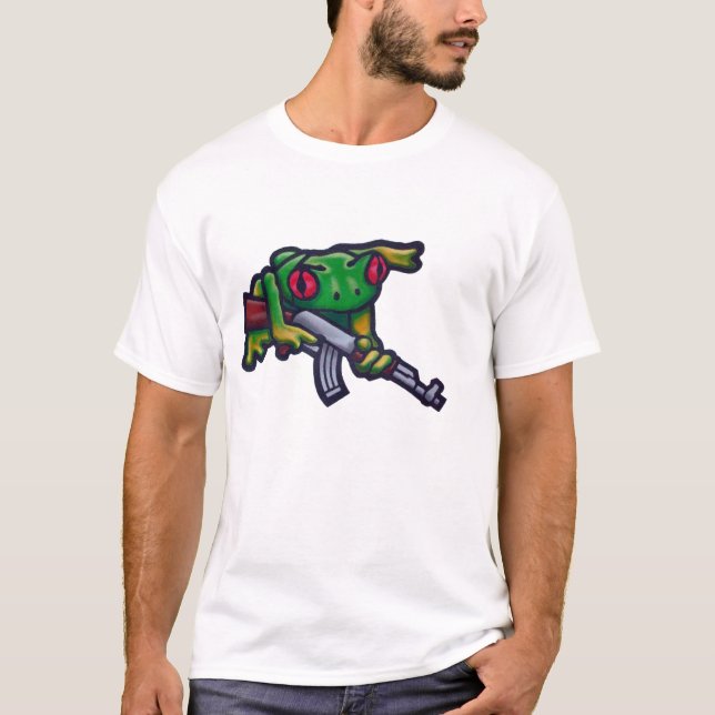 T-shirt Grenouille dangereuse (Devant)