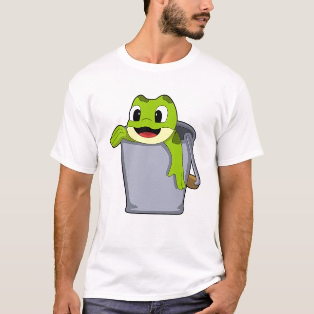 T-shirt Grenouille dans le seau (Devant)