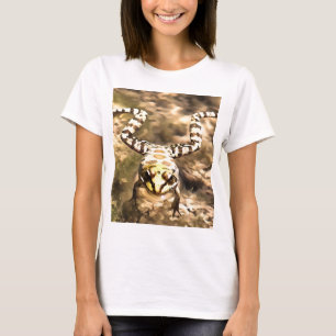 T-shirt Grenouille De Baignade Immergée Dans La Rivière Cl