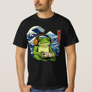 T-shirt Grenouille de Joueur Japonais — Grenouille de jeu