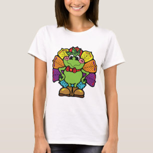 T-shirt Grenouille de la Turquie de thanksgiving